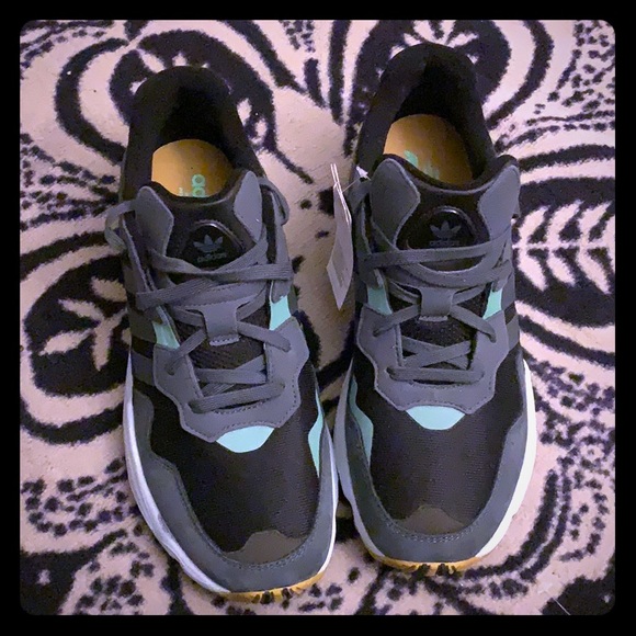 adidas Other - Brand New Adidas Yung-96 Black/Ivy Green Sneakers